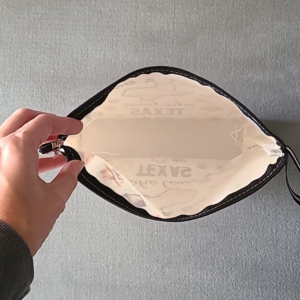 Texas Themed Makeup Bag